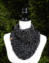 Luxe Line Bandana Cowl (Black)