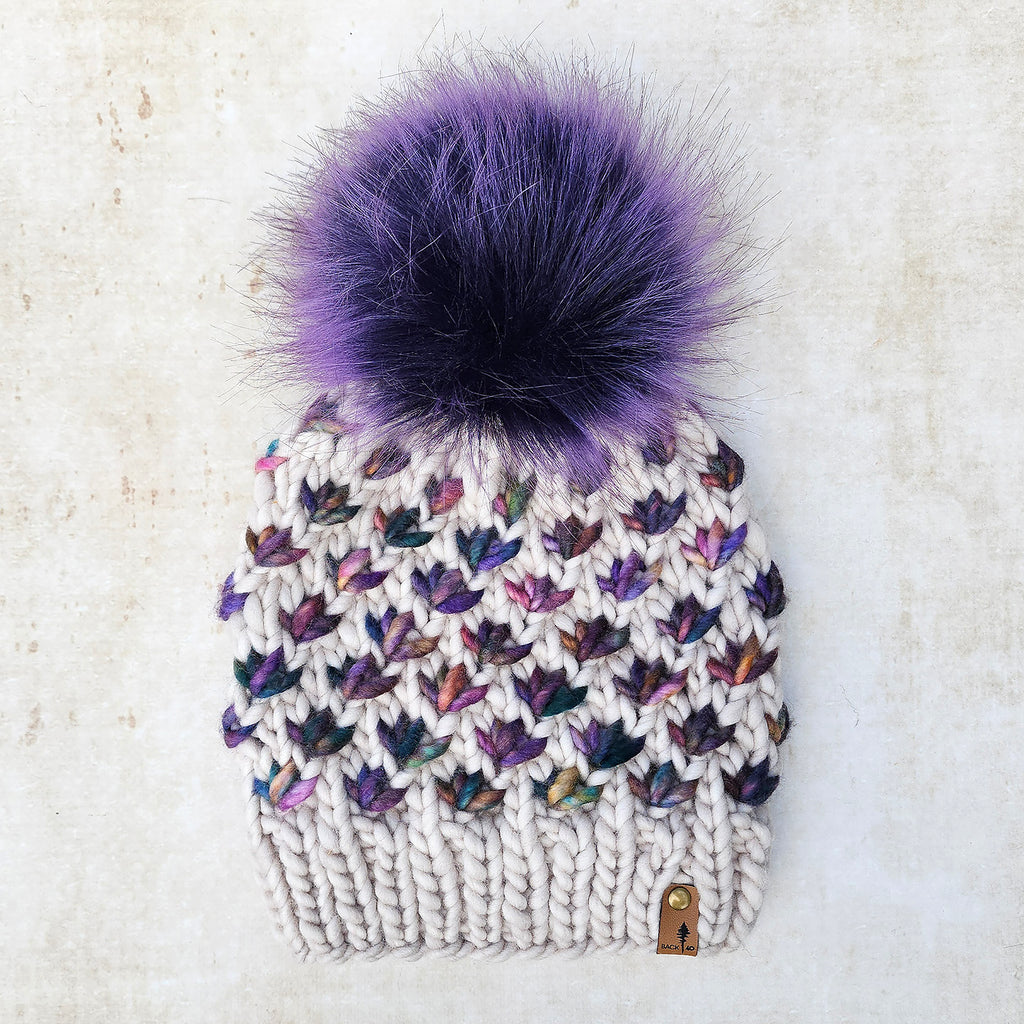 Luxe Line Lotus Flower Beanie (Drama at la Scala) | Adult RTS