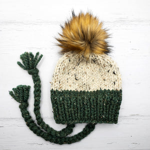 Classic Bonnet (Fir/Oatmeal) | 3-9 Years