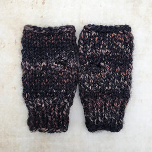 Classic Line Fingerless Mitts (Burnt Almond) | Adult RTS