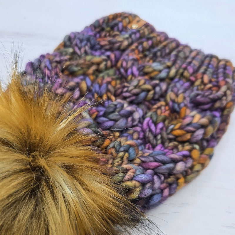 Luxe Line Braided Cable Beanie (Piedras) | Adult