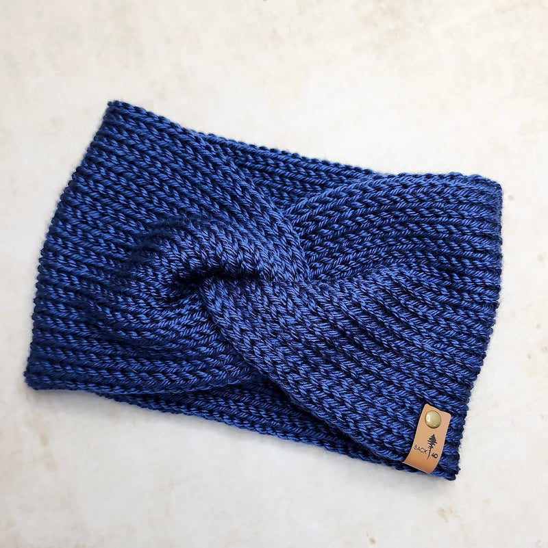 Twist Headband (Navy) | RTS