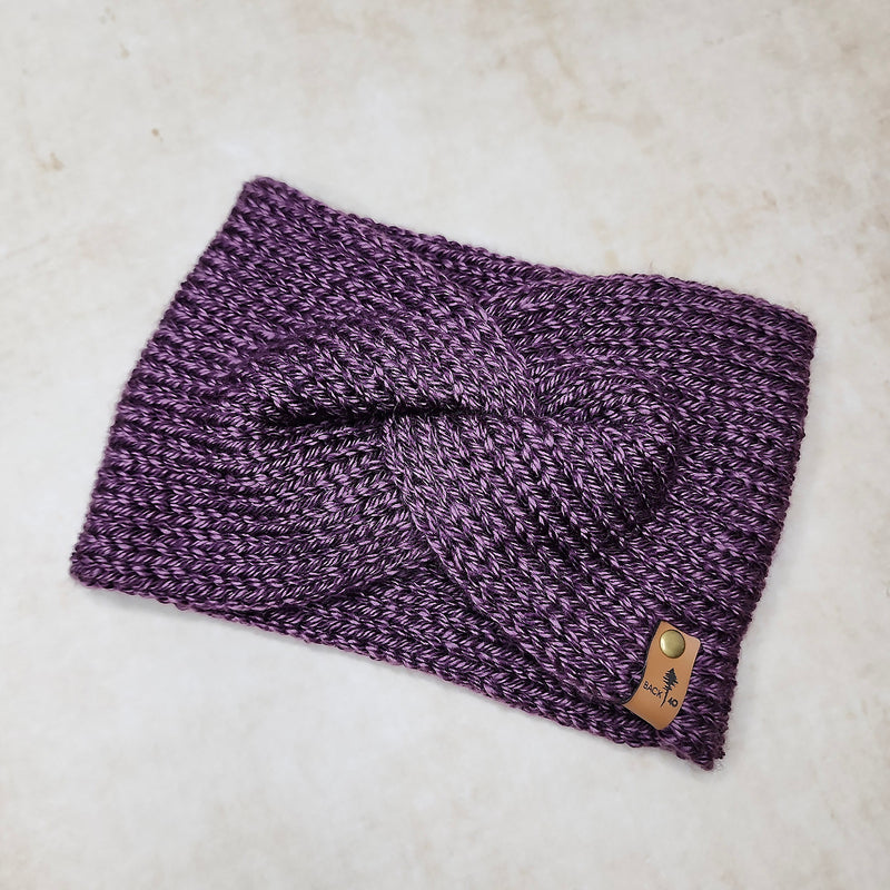 Twist Headband (Purple Heather) | RTS