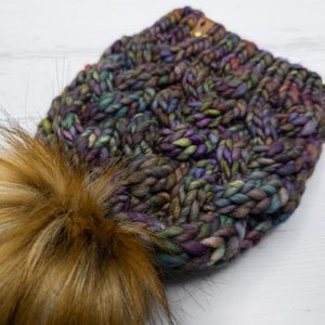 Luxe Line Braided Cable Beanie (Arco Iris) | Adult