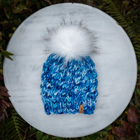 Luxe Line Emilia Beanie (We Will Rock Blue) | Adult