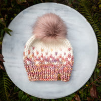 Luxe Line Primaveral Beanie (Rosalinda/Ivory) | Adult