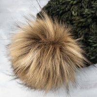 Luxe Line Cable Beanie (Olive) | Adult