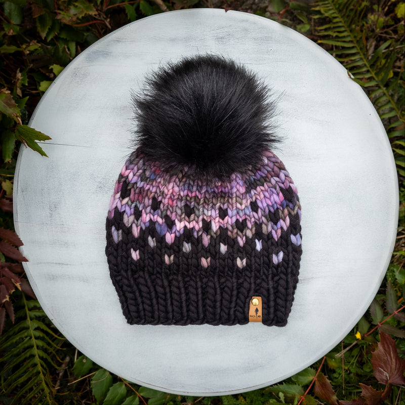 Luxe Line Primaveral Beanie (Black/Dreamscape) | Adult