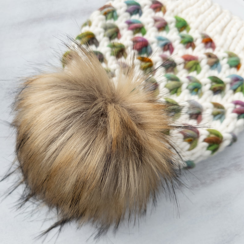 Luxe Line Lotus Flower Beanie (Green Eyed Lady) | Adult