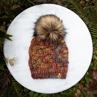 Luxe Line Braided Cable Beanie (Piedras) | Adult