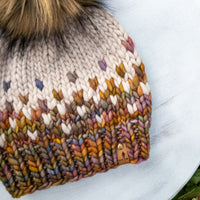 Luxe Line Primaveral Beanie (Piedras/Fog) | Adult