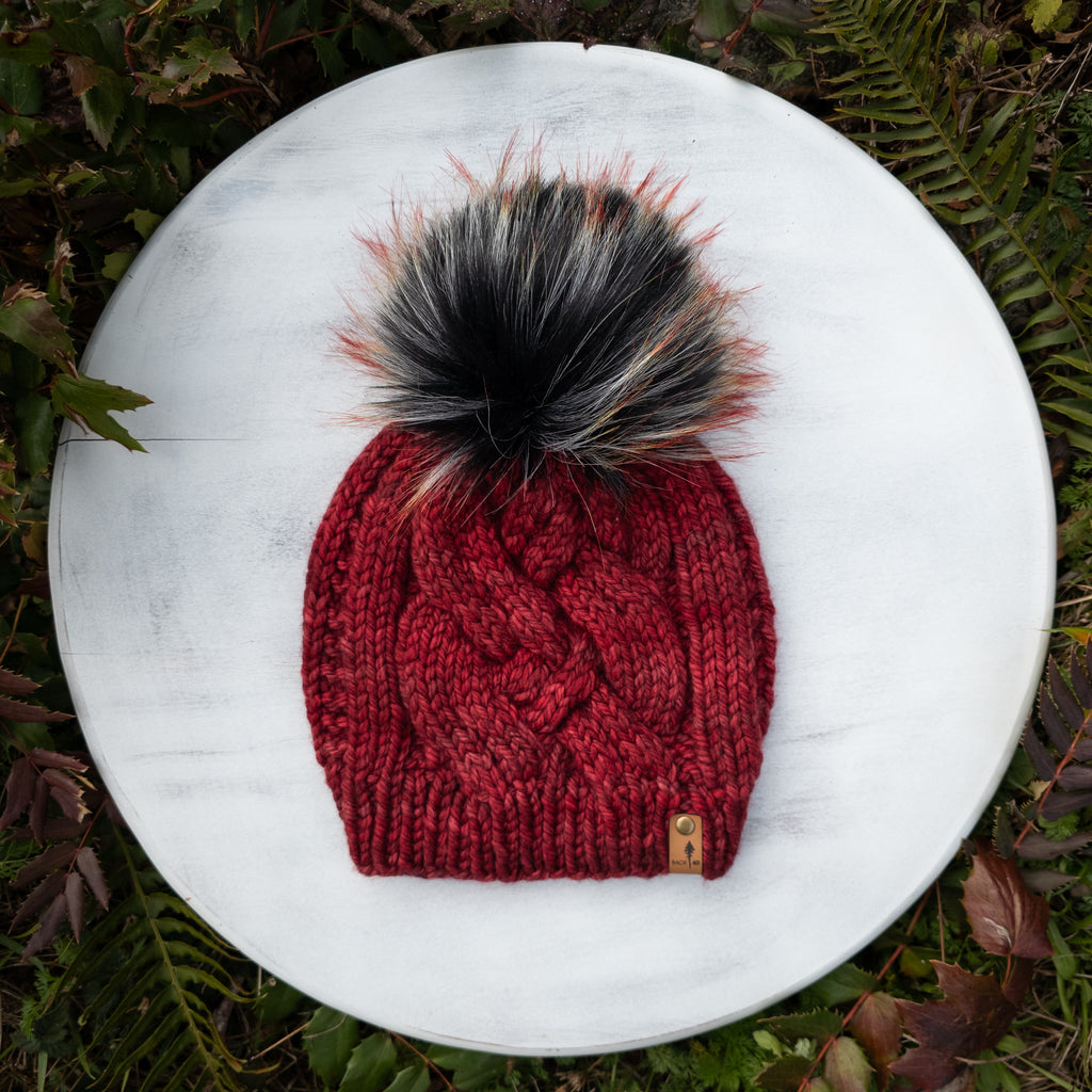 Luxe Line Double Braid Beanie (Cereza) | Adult