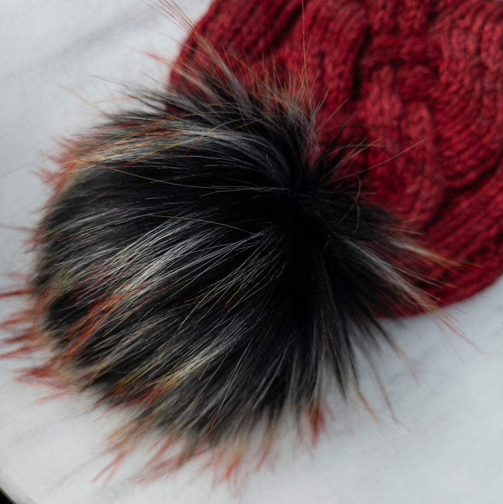 Luxe Line Double Braid Beanie (Cereza) | Adult