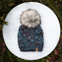 Luxe Line Braided Cable Beanie (Persia) | Adult