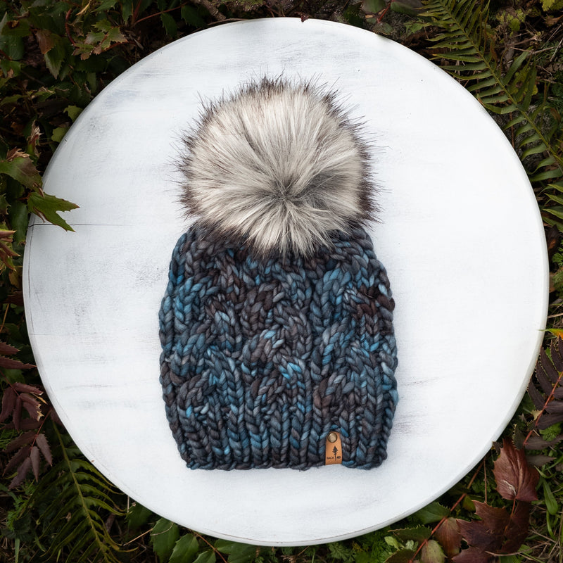 Luxe Line Braided Cable Beanie (Persia) | Adult