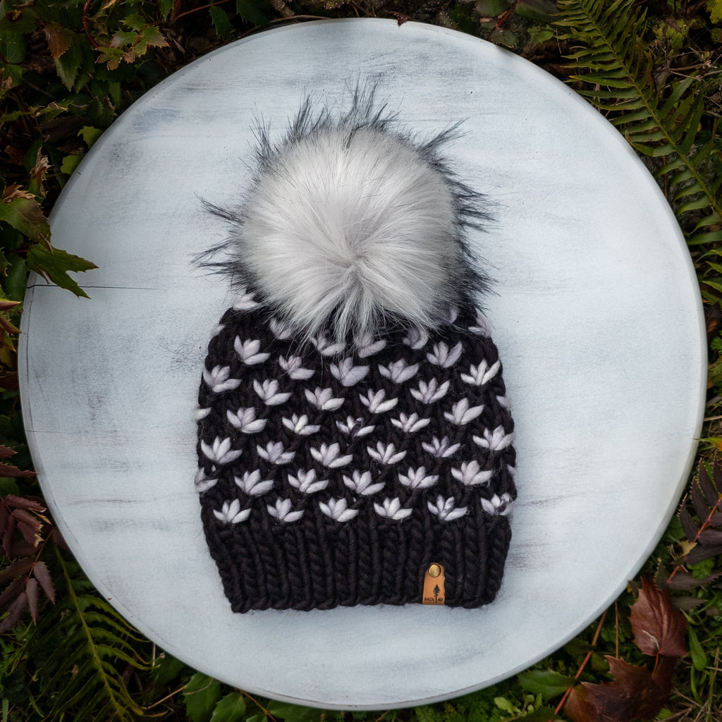 Luxe Line Lotus Flower Beanie (Smokes on You) | Adult