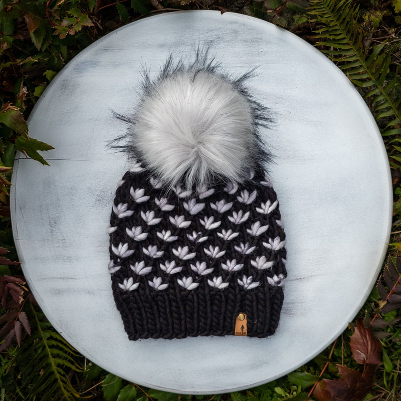 Luxe Line Lotus Flower Beanie (Smokes on You) | Adult