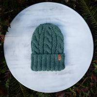 Luxe Line Eternity Beanie (Spotted Green) | Adult