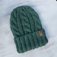 Luxe Line Eternity Beanie (Spotted Green) | Adult