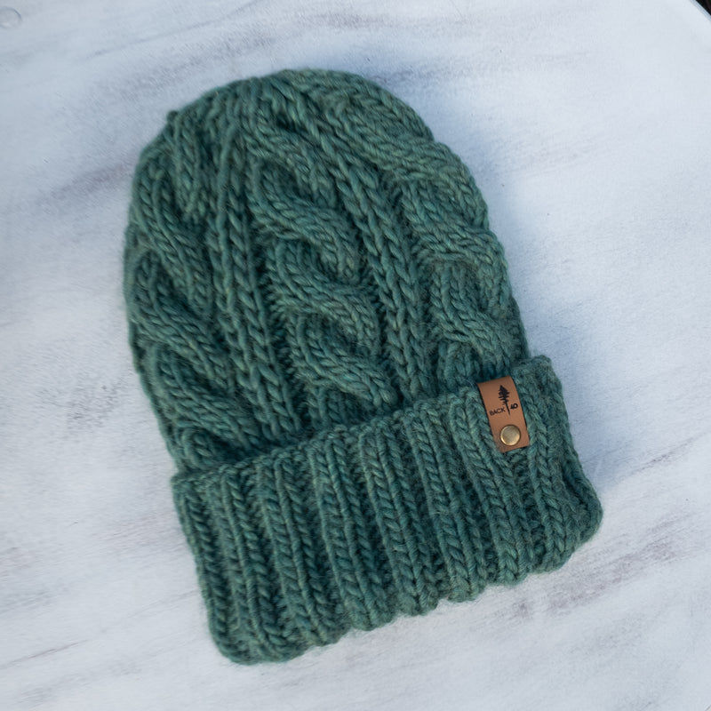 Luxe Line Eternity Beanie (Spotted Green) | Adult