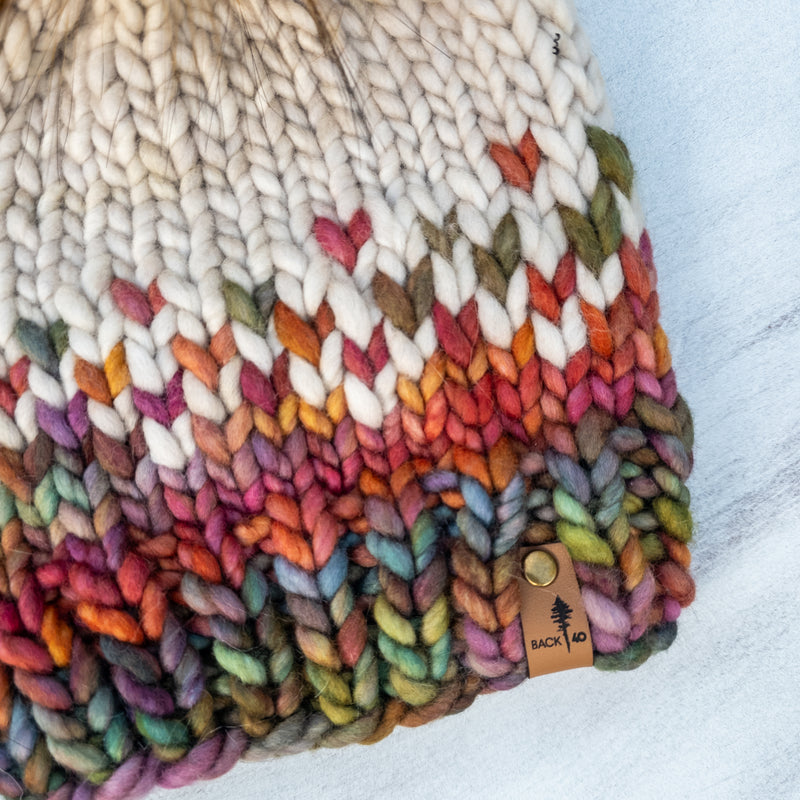 Luxe Line Mountain Beanie (Diana/Fog) | 3-9 Years