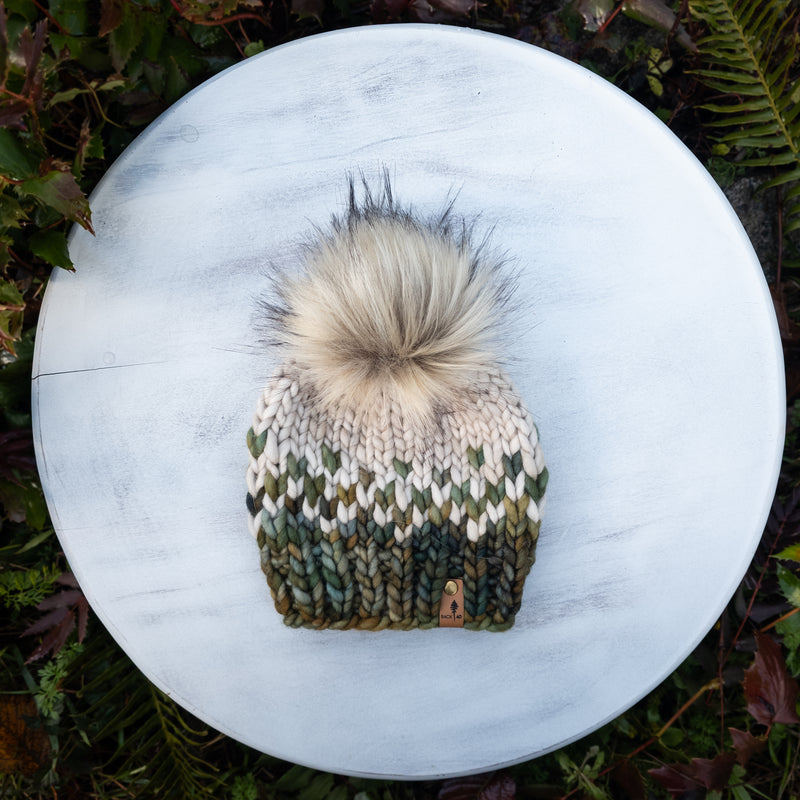 Luxe Line Mountain Beanie (Draco/Fog) | 3-6 Months