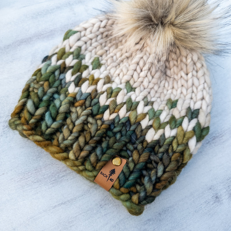 Luxe Line Mountain Beanie (Draco/Fog) | 3-6 Months