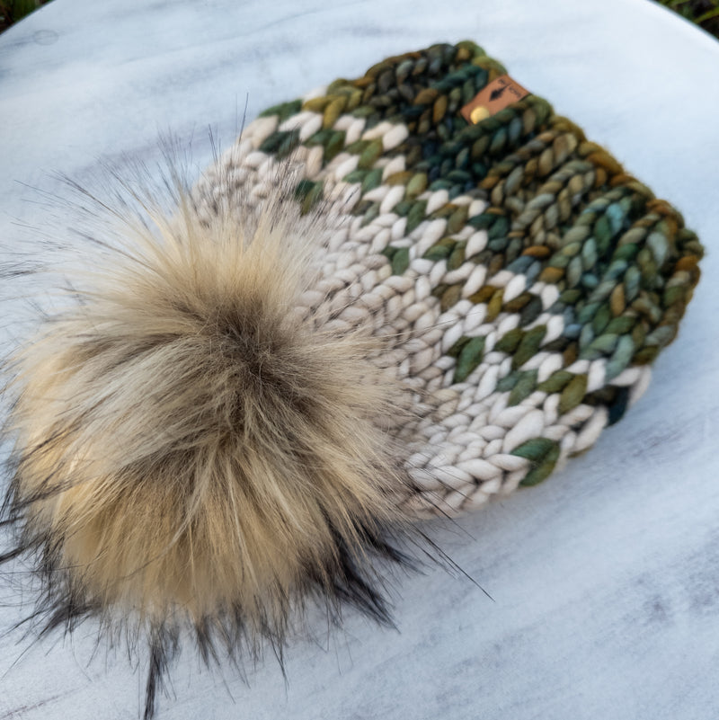 Luxe Line Mountain Beanie (Draco/Fog) | 3-6 Months