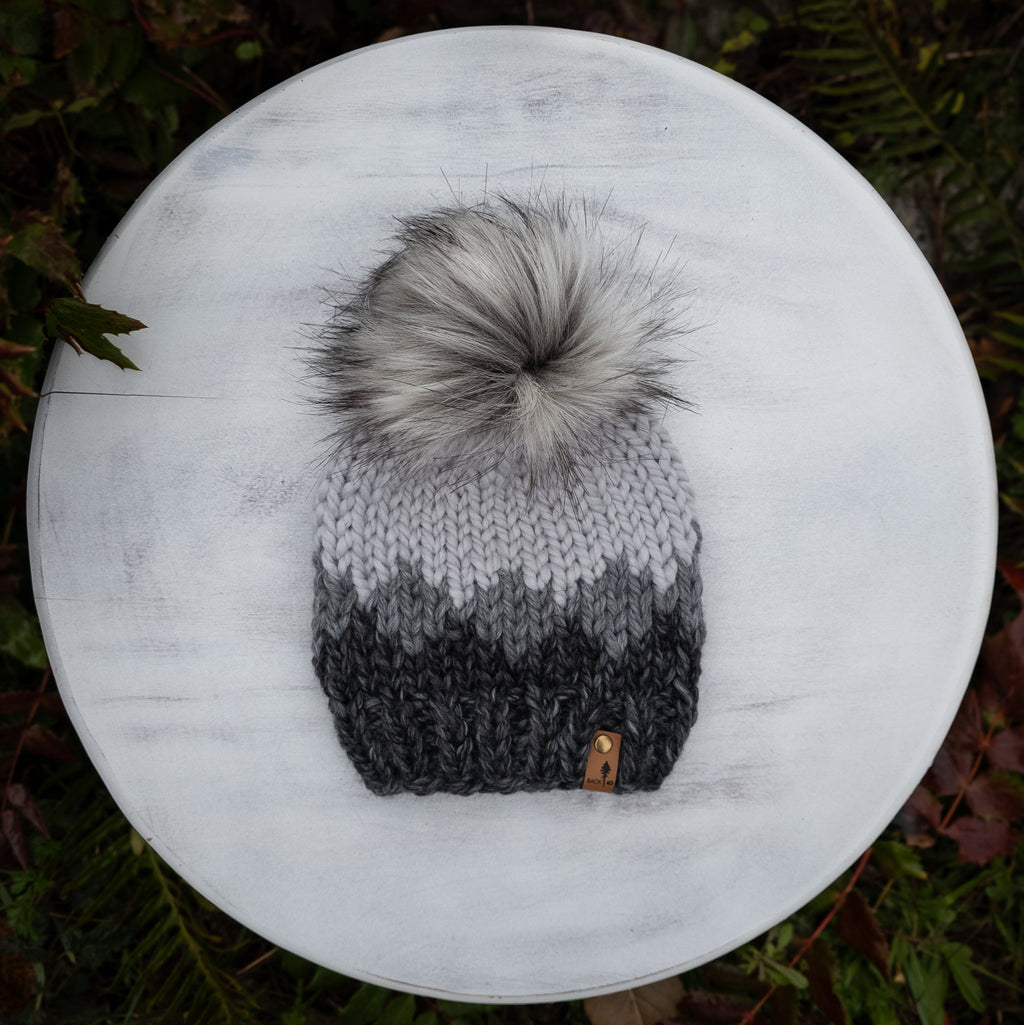 Ombre Beanie (Greys) | 1-3 Years