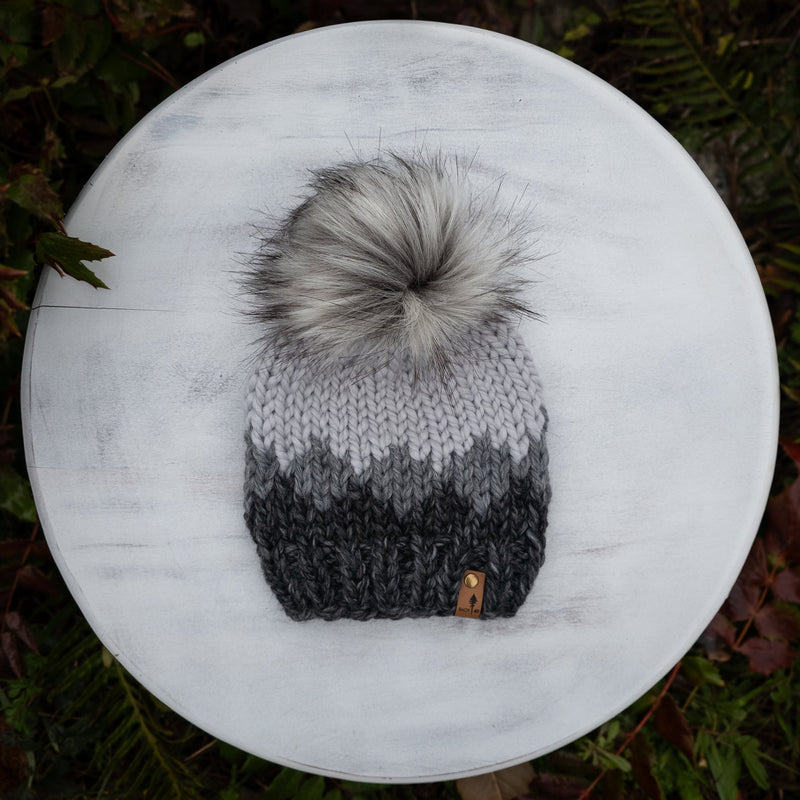 Ombre Beanie (Greys) | 1-3 Years