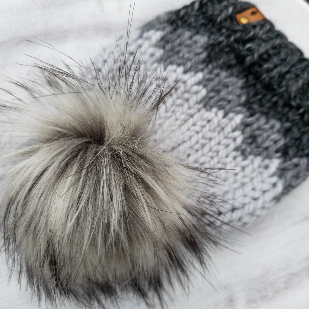 Ombre Beanie (Greys) | 1-3 Years