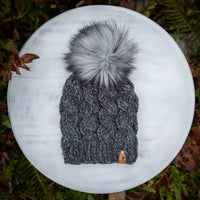 Classic Line Big Waves Beanie (Granite) | Adult