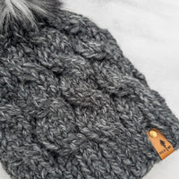 Classic Line Big Waves Beanie (Granite) | Adult