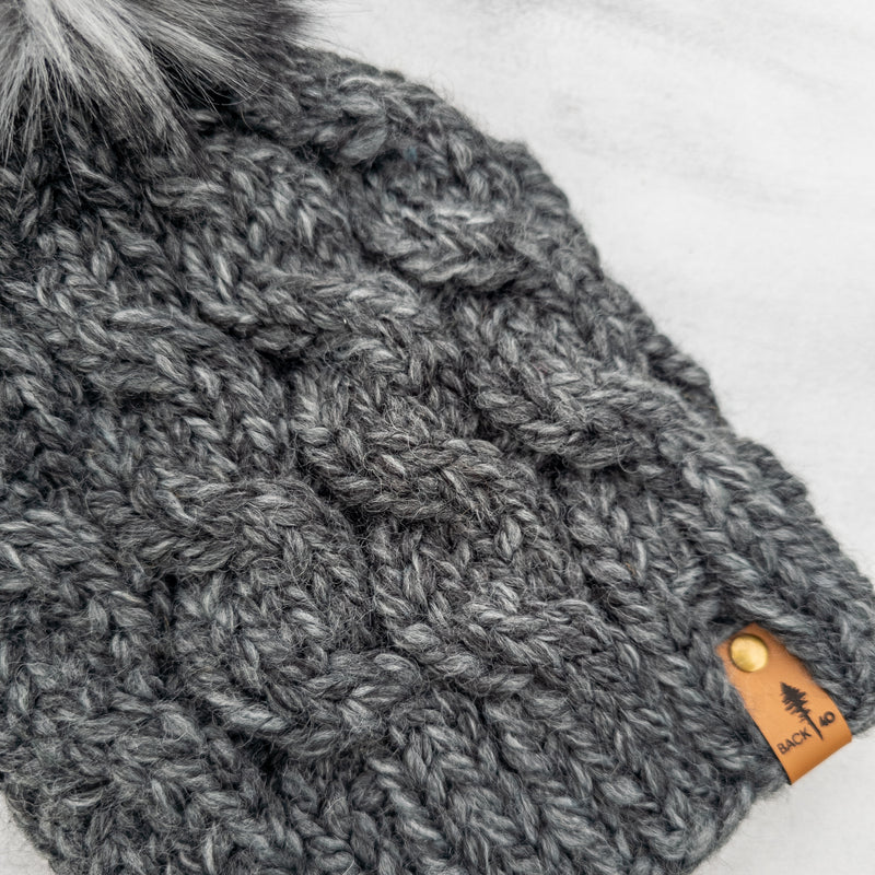 Classic Line Big Waves Beanie (Granite) | Adult