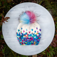 Luxe Line Primaveral Beanie (Sweet Emotion/Ivory) | 3-9 Years