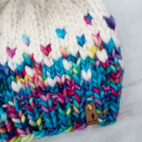 Luxe Line Primaveral Beanie (Sweet Emotion/Ivory) | 3-9 Years