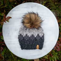 Ombre Beanie (Charcoal) | 3-9 Years