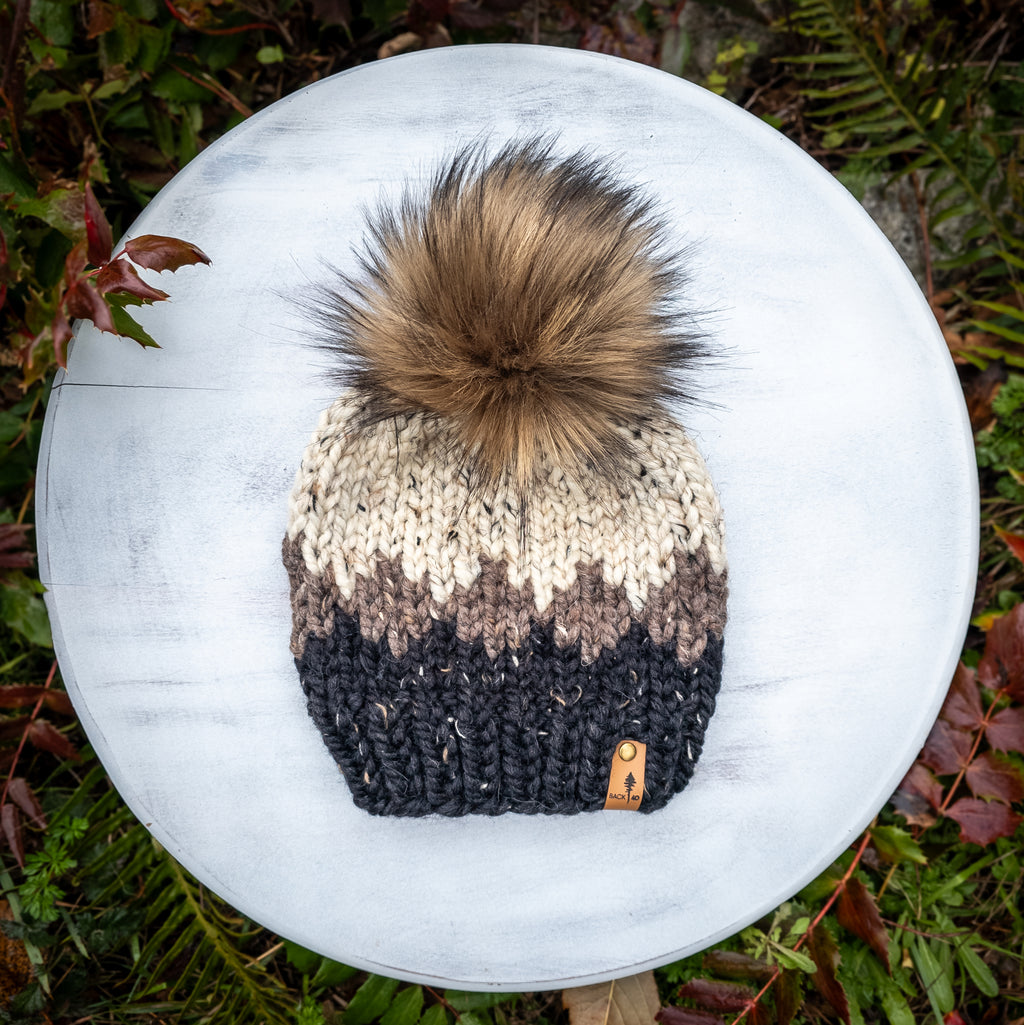 Ombre Beanie (Obsidian) | 3-9 Years