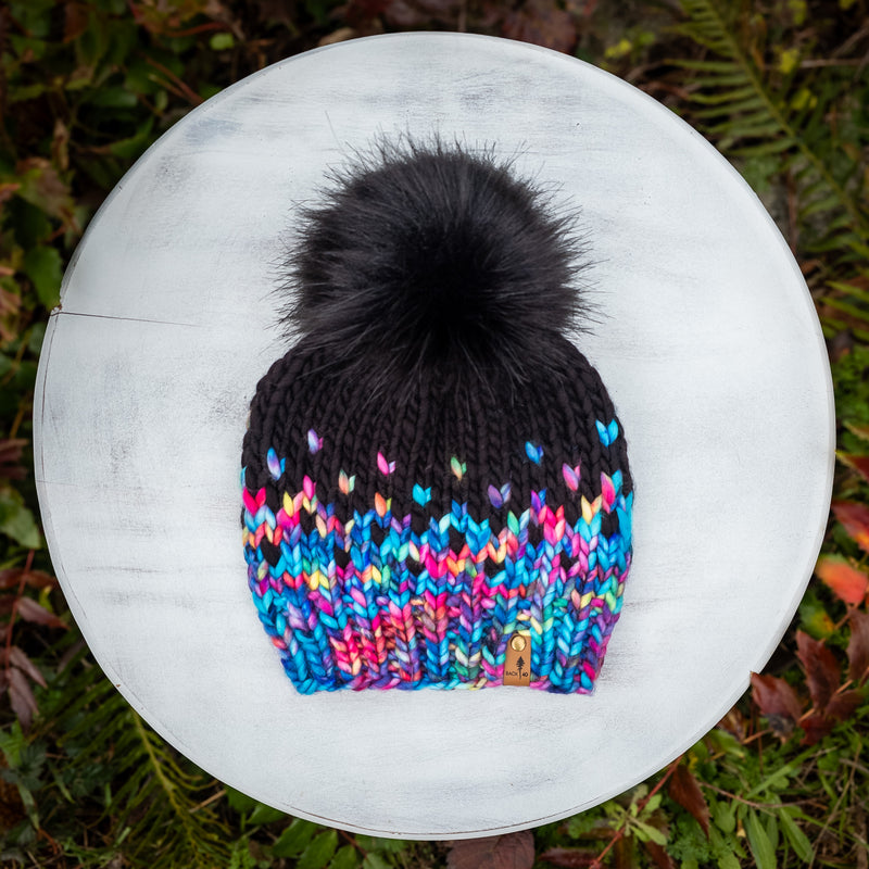 Luxe Line Primaveral Beanie (Sweet Emotion/Black) | Adult