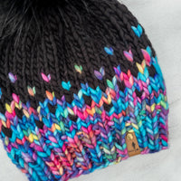 Luxe Line Primaveral Beanie (Sweet Emotion/Black) | Adult