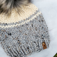 Classic Beanie (Marble Grey/Ivory)  |  3-9 Years