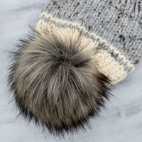 Classic Beanie (Marble Grey/Ivory)  |  3-9 Years