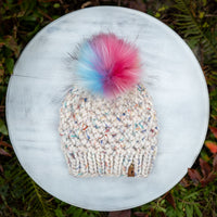 Luxe Line Liana Beanie (Glow up White) | Teen