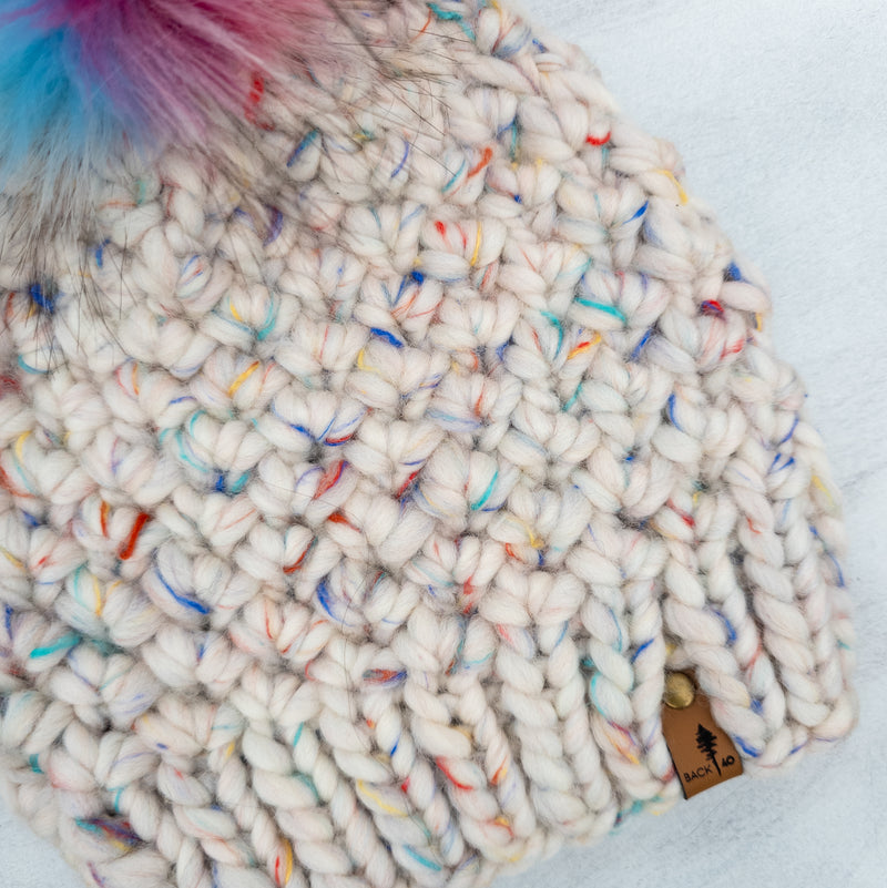 Luxe Line Liana Beanie (Glow up White) | Teen