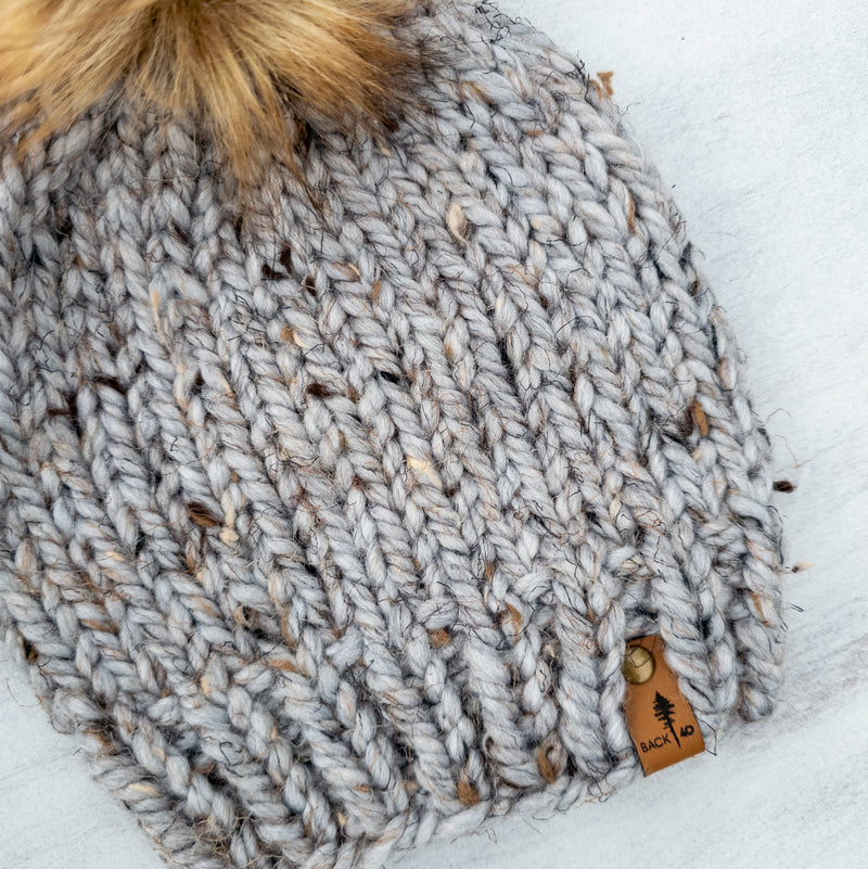 Classic Beanie (Marble Grey) | 1-3 Years