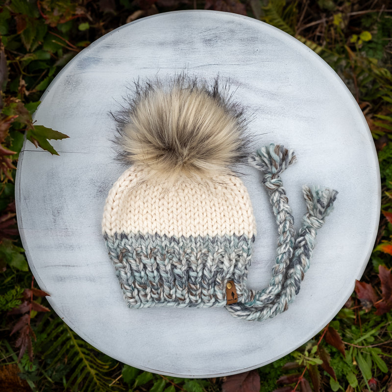 Classic Bonnet (Seaglass/Ivory) | 1-3 Years