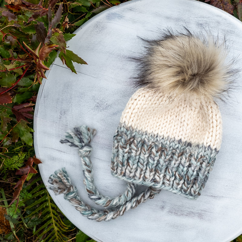 Classic Bonnet (Seaglass/Ivory) | 1-3 Years