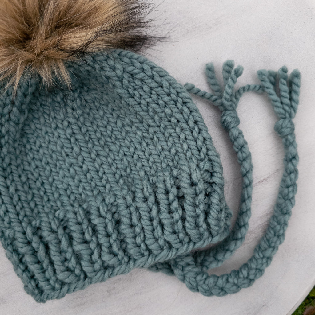 Classic Bonnet (Seafoam) | 1-3 Years