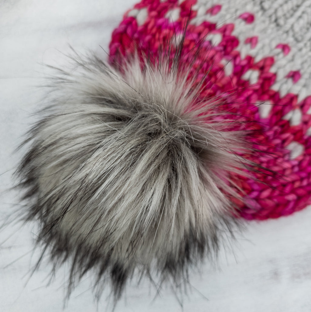 Luxe Line Primaveral Beanie (Silver/English Rose) | Adult