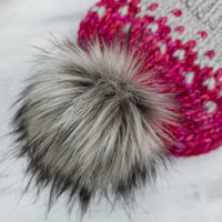 Luxe Line Primaveral Beanie (Silver/English Rose) | Adult